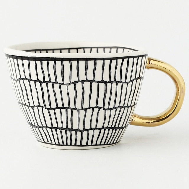 Tea Cup | Patterned Coffee Mug-Mug-Pick NewYork
