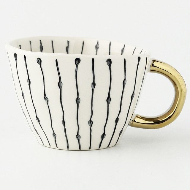 Tea Cup | Patterned Coffee Mug-Mug-Pick NewYork