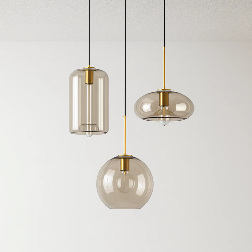Ceiling Light | Glass Globe Pendant Fixture-Ceiling Light-Pick NewYork
