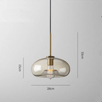 Ceiling Light | Glass Globe Pendant Fixture-Ceiling Light-Pick NewYork