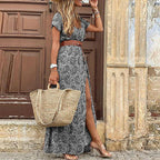 Savannah | Women Boho Maxi Dress-Women Dress-Pick NewYork