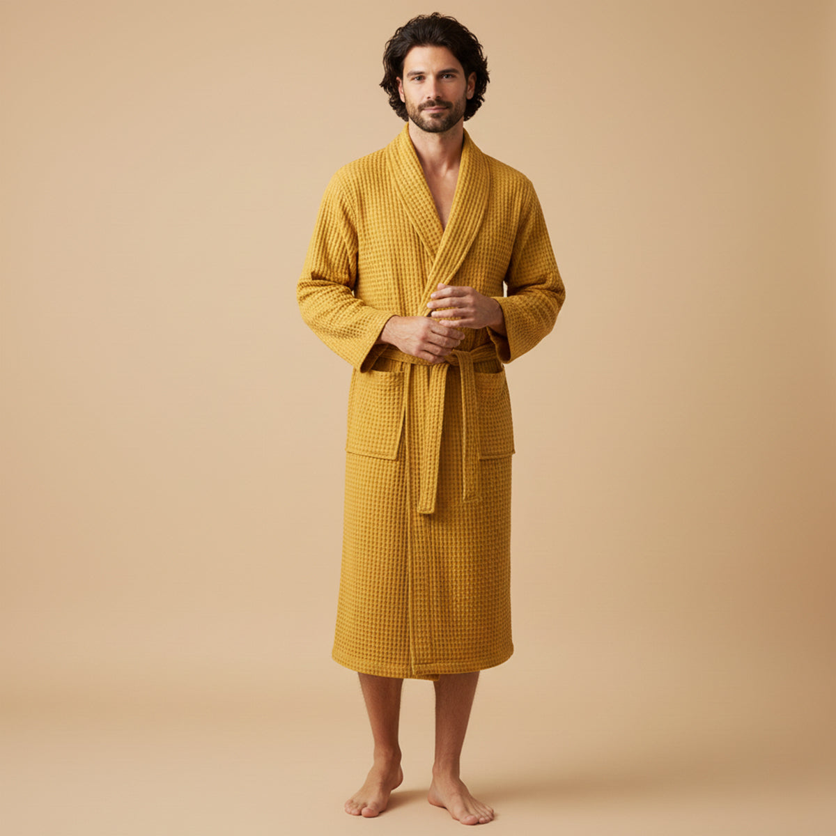 Everett | Comfortable Men’s Bath Robe-Men Robe-Pick NewYork