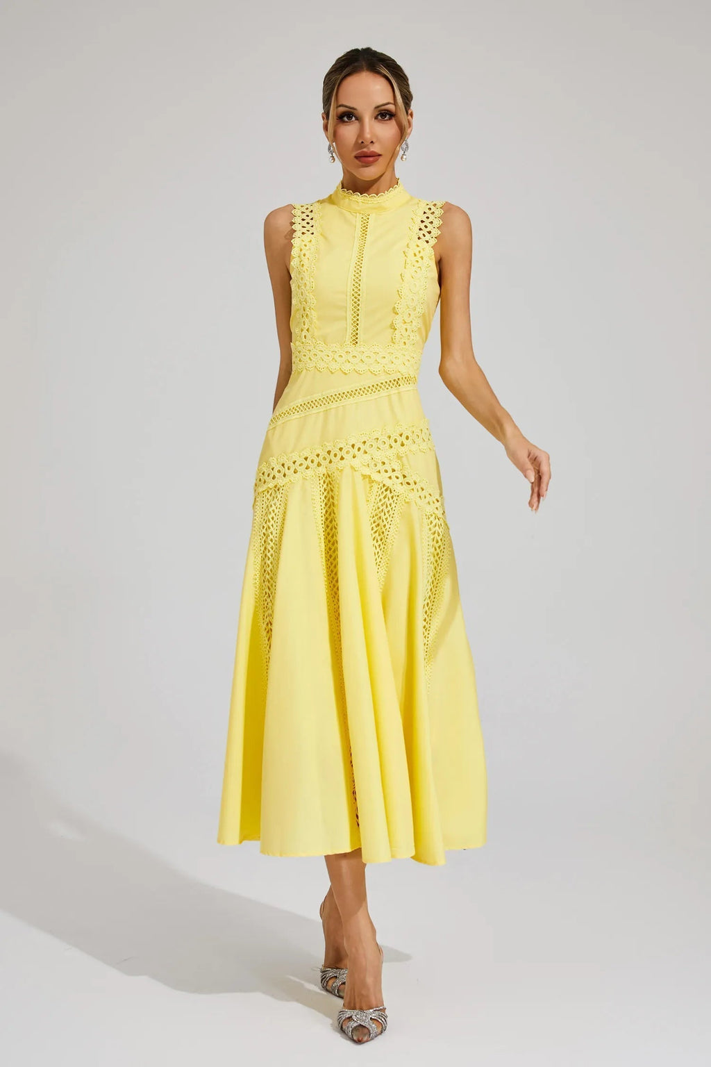 Amelia | Sleeveless Midi Dress-Women Dress-Pick NewYork