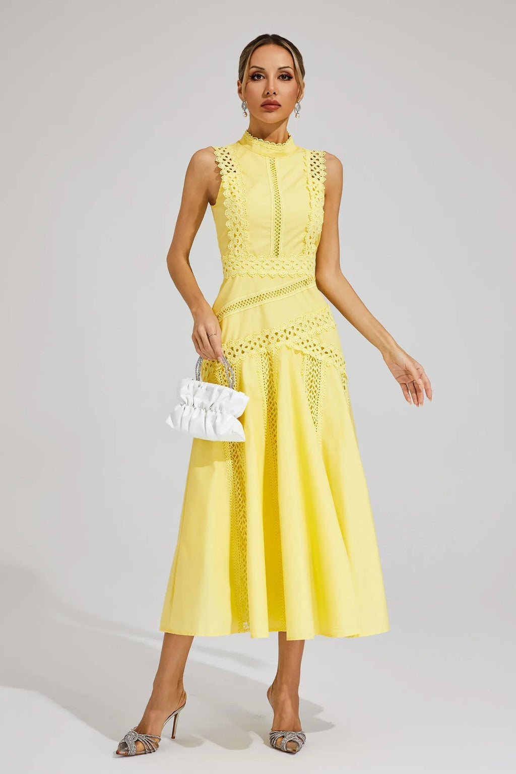 Amelia | Sleeveless Midi Dress-Women Dress-Pick NewYork