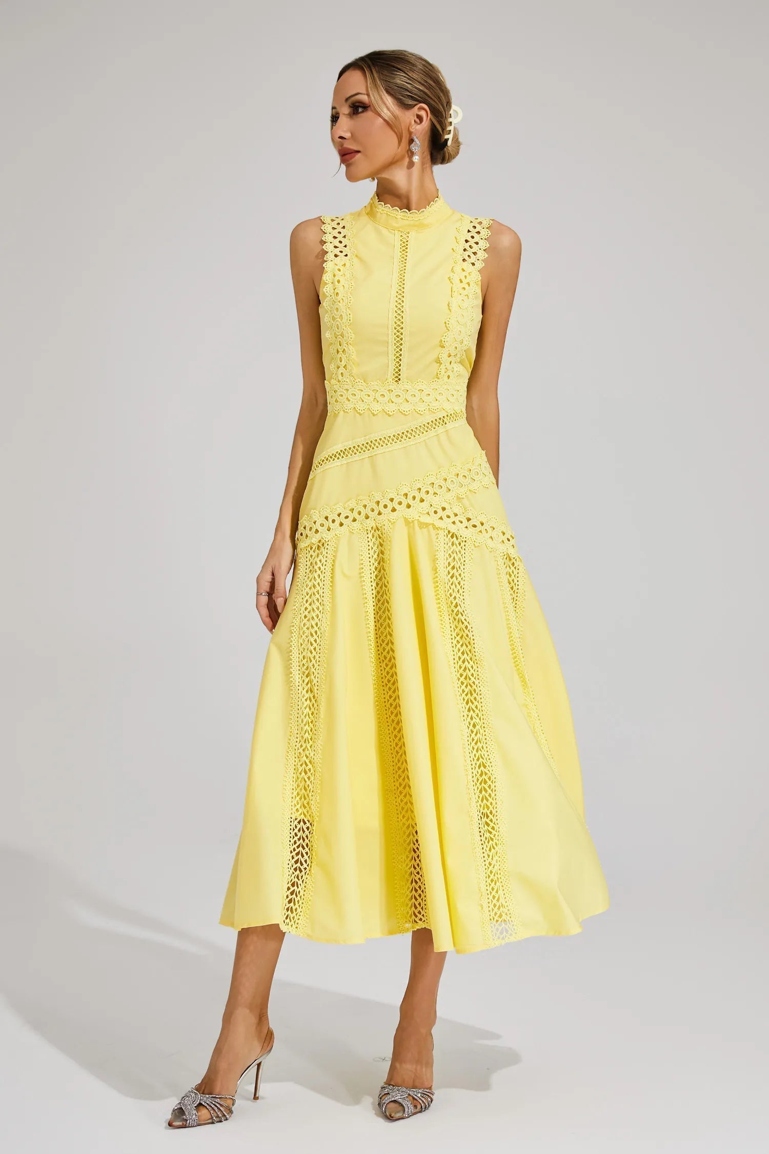 Amelia | Sleeveless Midi Dress-Women Dress-Pick NewYork