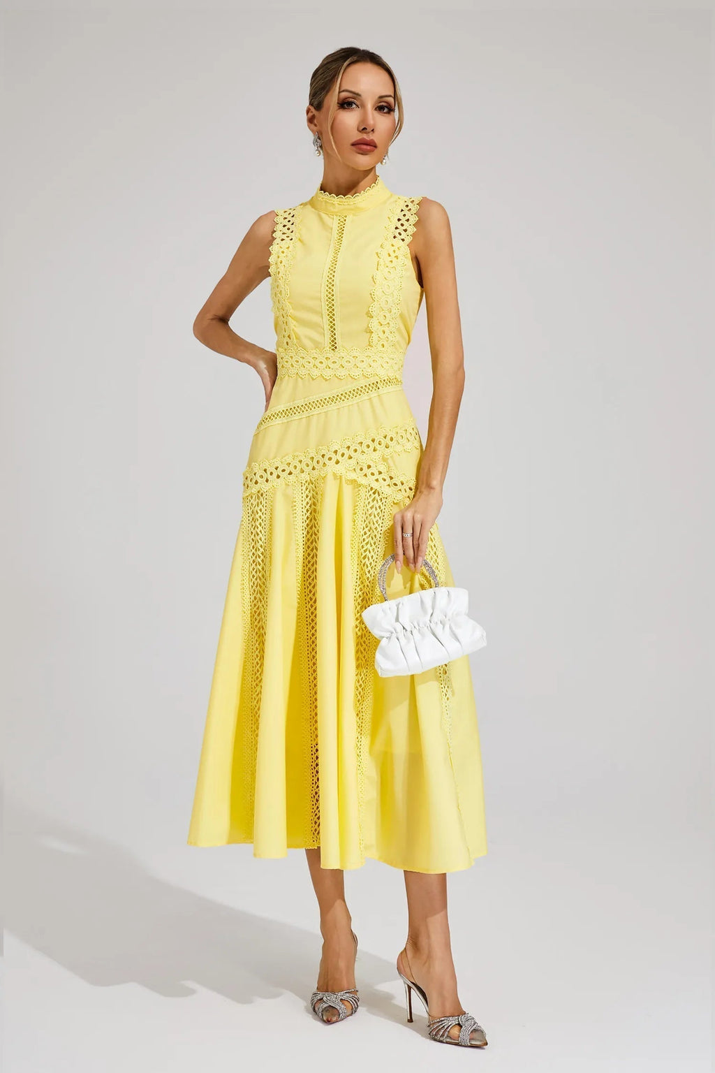 Amelia | Sleeveless Midi Dress-Women Dress-Pick NewYork