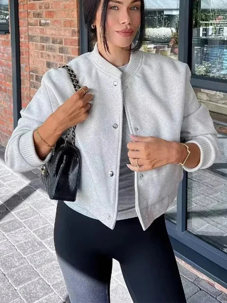 Scarlett | Casual Women Cropped Jacket-Women Jacket-Pick NewYork