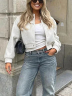 Scarlett | Casual Women Cropped Jacket-Women Jacket-Pick NewYork