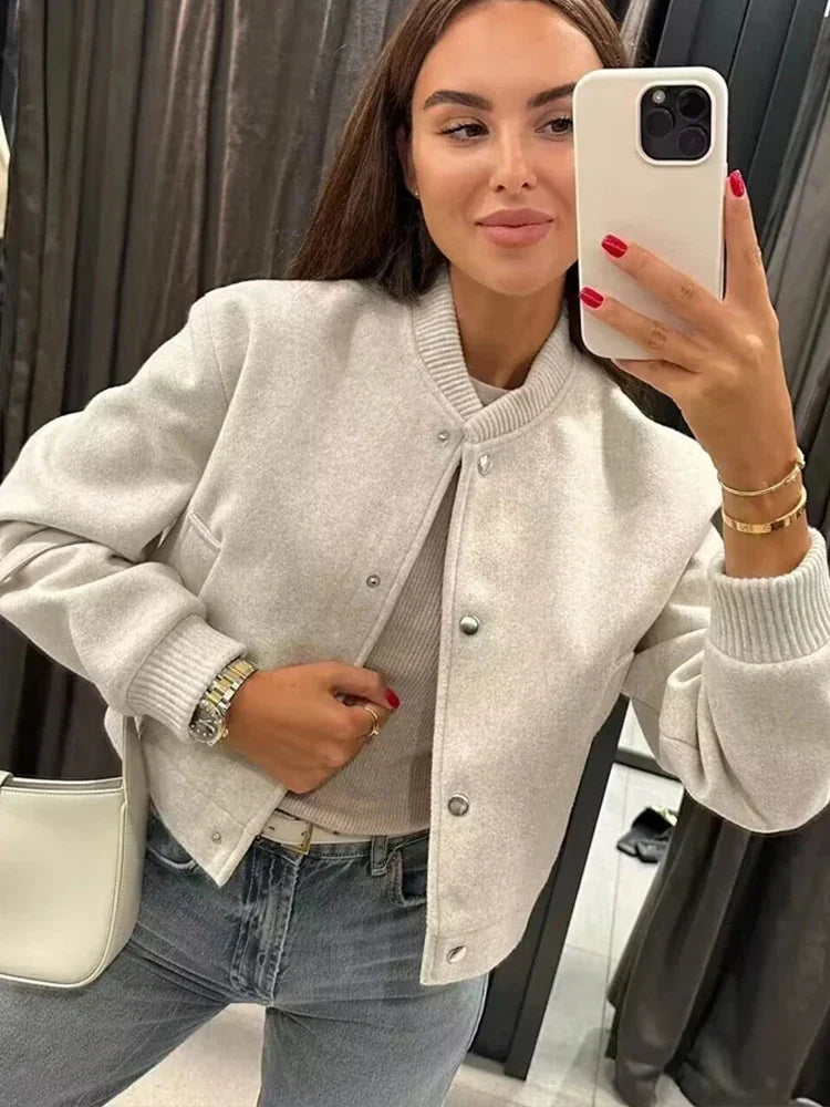 Scarlett | Casual Women Cropped Jacket-Women Jacket-Pick NewYork